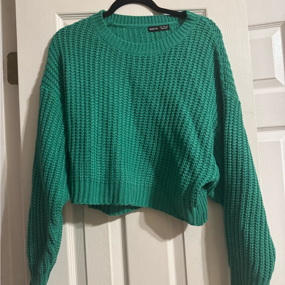 Green Knit Sweater